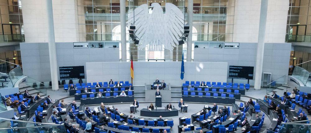 Der deutsche Bundestag und seine Abgeordneten.