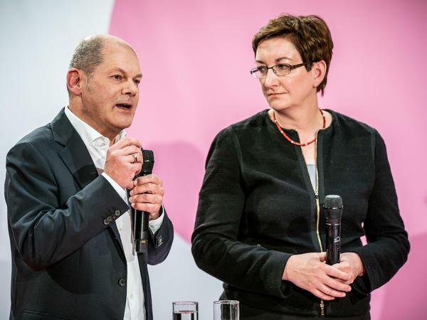 Olaf Scholz und Klara Geywitz (Archivbild vom November 2019)