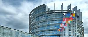 Von der Pandemie getroffen. Derzeit ruht der EU-Parlamentsbetrieb in Straßburg. 