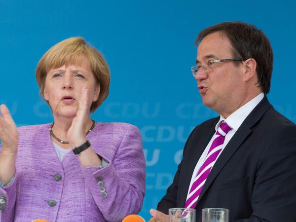Kanzlerin und Vielleicht-Nachfolger 2013: Angela Merkel und Armin Laschet 