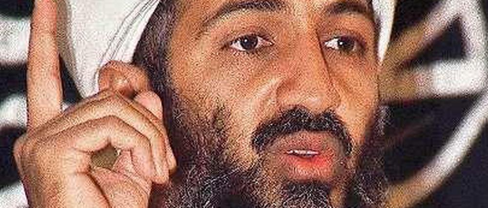 Der getötete Chef des Terrornetzwerks, Osama bin Laden.
