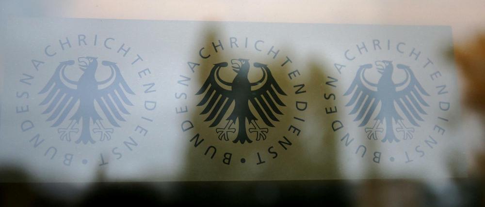 Das Logo des deutschen Bundesnachrichtendienstes BND