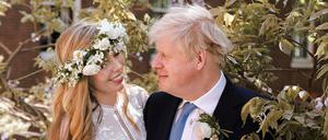 Bereits am 29. Mai 2021 haben Premierminister Boris Johnson und Carrie Johnson im kleinen Kreis geheiratet. (Archivbild).
