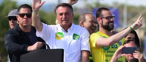 Brasilien Präsident Jair Bolsonaro hat angekündigt, eine Niederlage bei der Wahl nicht anerkennen zu wollen.