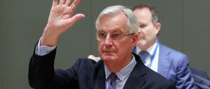 EU-Chefunterhändler Michel Barnier am Montag in Brüssel. 