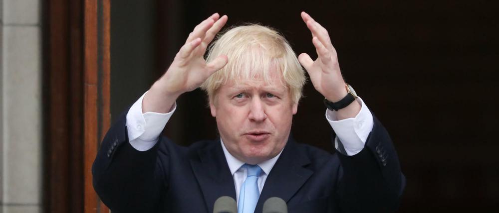 Boris Johnson, Premierminister von Großbritannien, schickt das Parlament vorzeitig in die Pause. 