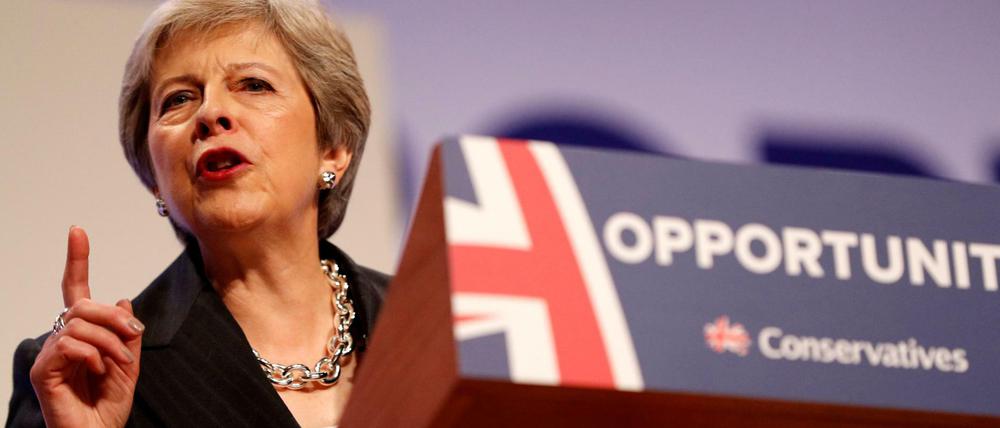 Premierministerin Theresa May steht enorm unter Druck. Darren Staples