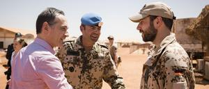 Bundesaußenminister Heiko Maas (SPD) auf Truppenbesuch in Mali 