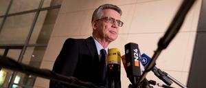 Bundesinnenminister Thomas de Maiziere (CDU) will mehr Abschiebungen durchsetzen.