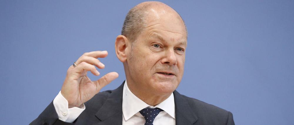 SPD-Kanzlerkandidat und Finanzminister: Olaf Scholz.
