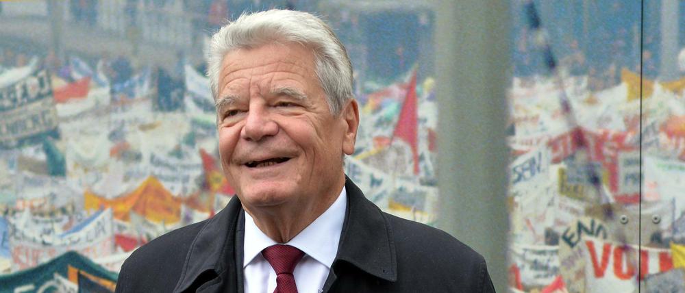 Er hat dem Amt wieder die Würde verliehen: Bundespräsident Joachim Gauck. 