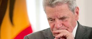 Ein Nachfolger wird gesucht: Der scheidende Bundespräsident Joachim Gauck. 