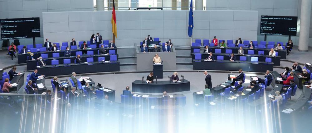 Er wird nochmals größer: Der Bundestag hat jetzt 735 Abgeordnete.