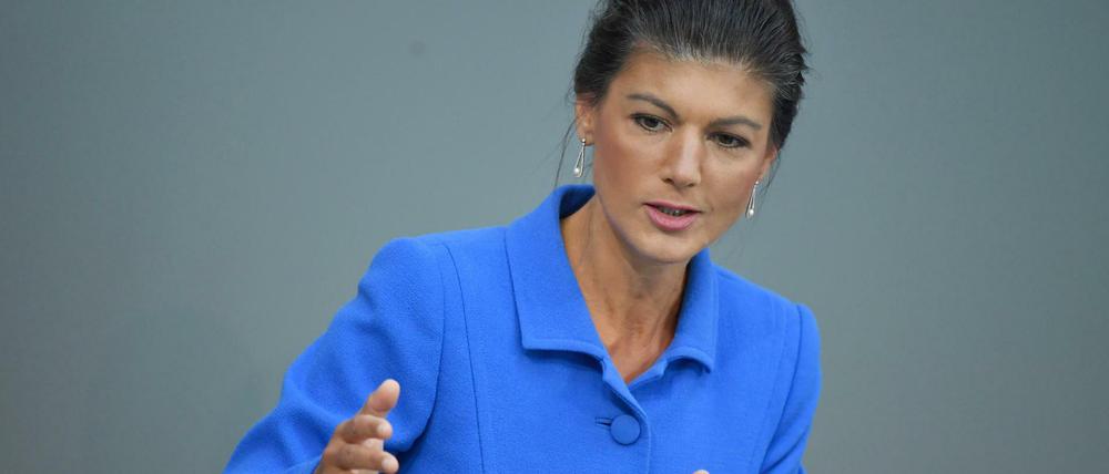 Linksfraktionschefin Sahra Wagenknecht.