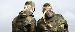Der Frauenanteil in der Bundeswehr liegt nach wie vor bei nur zwölf Prozent.