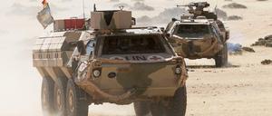 Ein Transportpanzer der Bundeswehr in Mali: Die UN-Mission Minusma ist die gefährlichste der Vereinten Nationen.