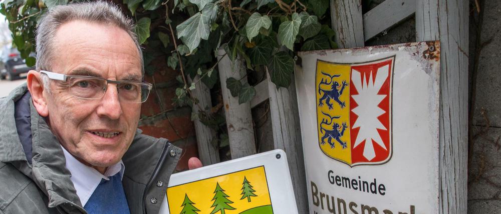 Iain Macnab, Noch-Bürgermeister der kleinen Gemeinde Brunsmark bei Mölln