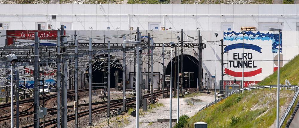 Der Eurotunnel bei Calais: Von hier wollen viele Flüchtlinge Großbritannien erreichen.