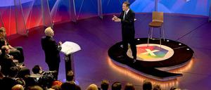 Premier David Cameron stellte sich wie die anderen Kandidaten genau 28 Minuten den Fragen.