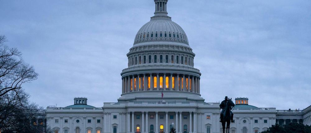 Das Kapitol, Sitz des US-Kongresses, in Washington D.C.