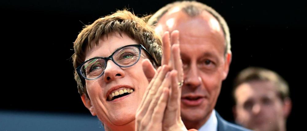 Das Duell geht weiter. CDU-Chefin Annegret Kramp-Karrenbauer und Friedrich Merz. 