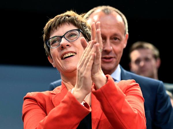 Das Duell geht weiter. CDU-Chefin Annegret Kramp-Karrenbauer und Friedrich Merz. 
