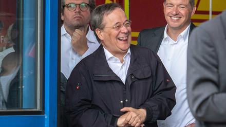 Folgenreiches Foto: Armin Laschet, damals Unionskanzlerkandidat, am 17. Juli 2020 in Erftstadt 