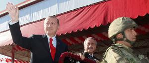 Recep Tayyip Erdogan, Präsident der Türkei, präsentiert sich als starker Mann im Nahen Osten. 