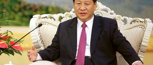 Xi Jinping, hier auf einem Foto vor seinem Verschwinden.