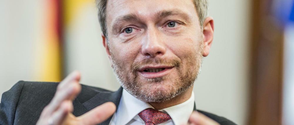 Der FDP-Bundesvorsitzende Christian Lindner.