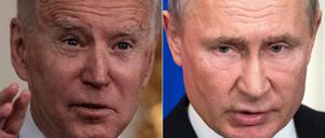 Joe Biden nennt Wladimir Putin einen Mörder und droht, der werde "einen Preis bezahlen". 