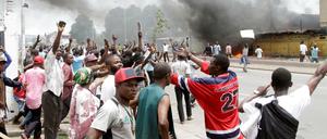 Proteste in der Demokratischen Republik Kongo gegen Präsident Kabila.