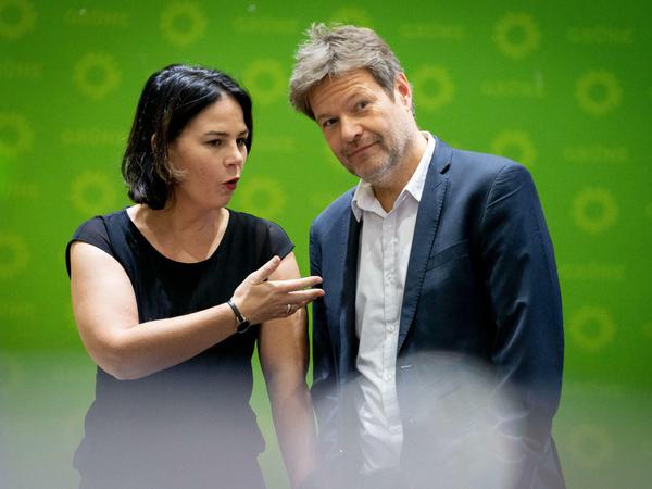 Zu unerfahren für die Kanzlerschaft? Die Grünen-Chefs Annalena Baerbock und Robert Habeck.