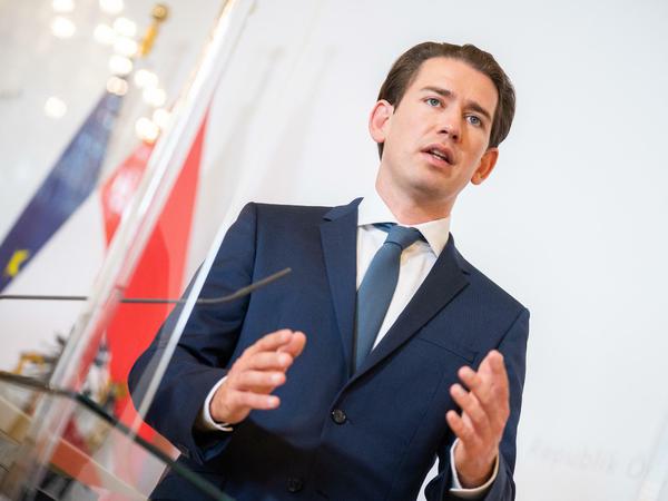 Österreichs Bundeskanzler Sebastian Kurz (ÖVP) sperrt sich gegen die Aufnahme von Flüchtlingen aus Moria