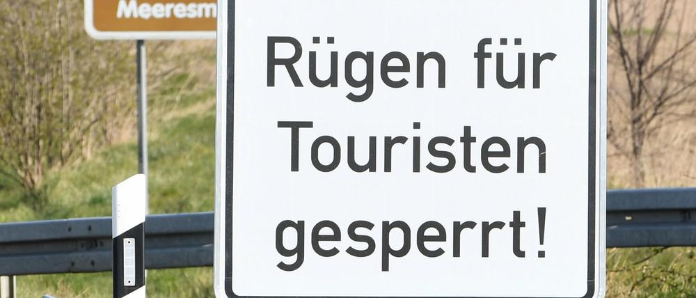 Touristen sind derzeit in Mecklenburg-Vorpommern nicht willkommen.