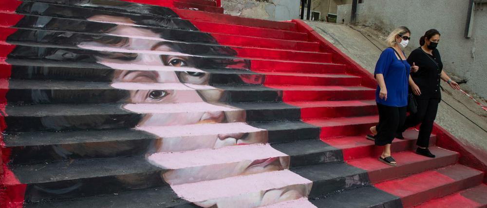 Europa muss die Demokraten in der Türkei stärken - hier eine von Kunststudenten verwandelte Treppe in Istanbul. 