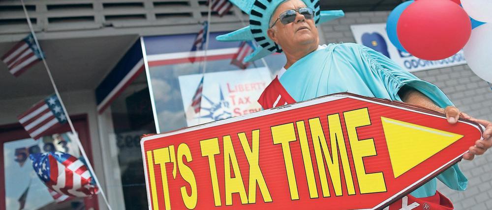 In den USA wird über die Besteuerung von Gutverdienern erbittert gestritten. 