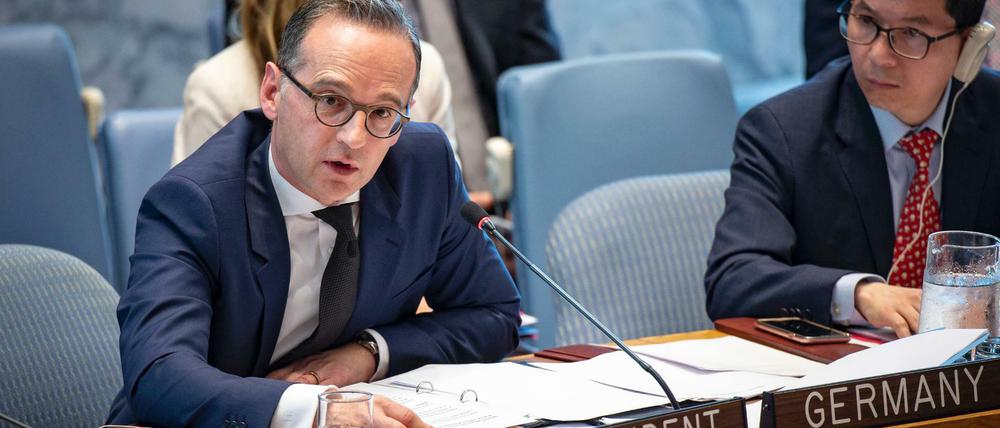 Mit der Resolution würden „Opfer in den Mittelpunkt“ gestellt, erklärte Außenminister Heiko Maas im UN-Sicherheitsrat.