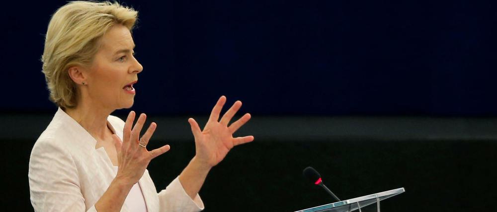 EU-Kommissionspräsidentin Ursula von der Leyen kündigte ein höheres Klimaziel im Sommer 2019 an.