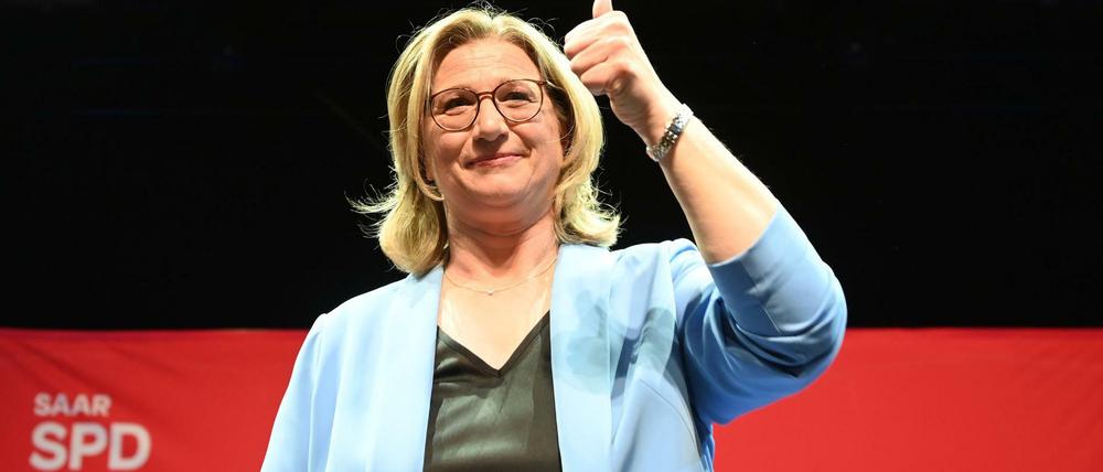 Anke Rehlinger (SPD) wird künftig das Saarland regieren. 