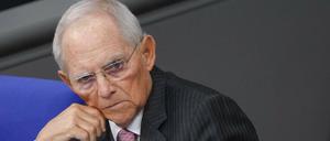 Wolfgang Schäuble (CDU), heute Parlamentspräsident, war Finanzminister, als der Streit begann. Die Grünen nennen sein Verhalten einen Skandal.