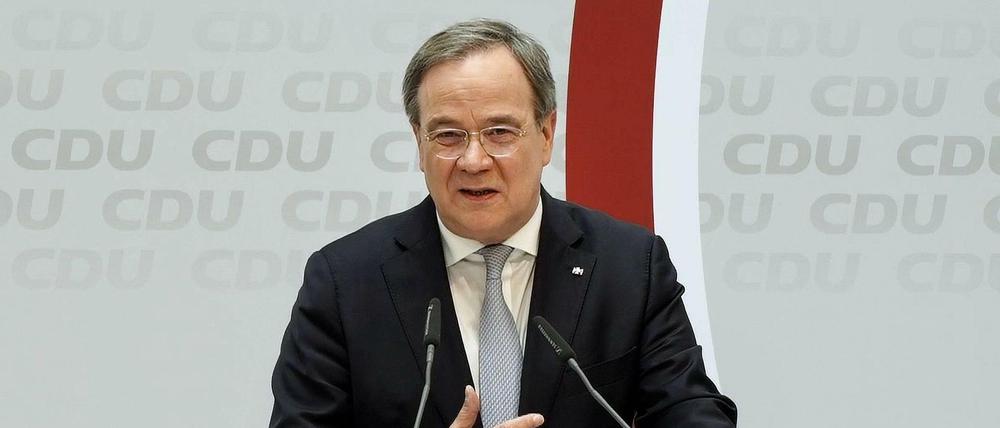 Parteichef Armin Laschet soll nach dem Willen des CDU-Präsidiums Kanzlerkandidat der Union werden.