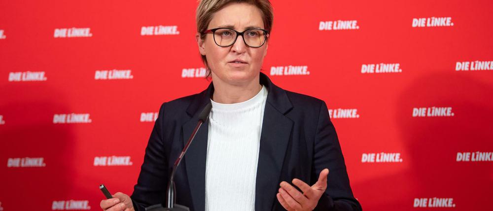 Die Ko-Bundesvorsitzende der Linkspartei: Susanne Hennig-Wellsow.