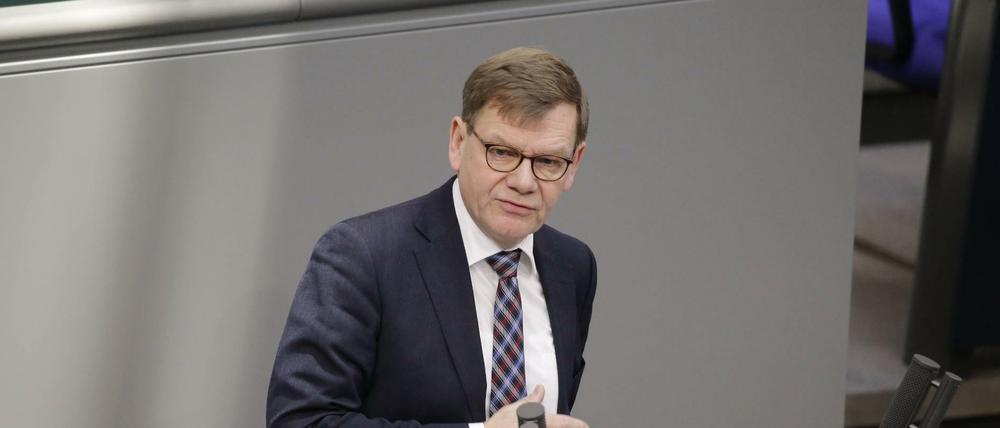 Johann Wadephul (CDU) ist stellvertretender Vorsitzender der Unionsfraktion und für Außenpolitik zuständig. 