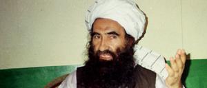 Dschalaluddin Hakkani, afghanischer Islamist und Gründer des Hakkani-Netzwerks. 