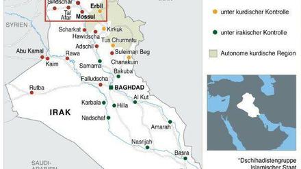 IS-Dschihadisten erobern weite Teil des Irak. Nun greift die US-Luftwaffe in den Konflikt ein.