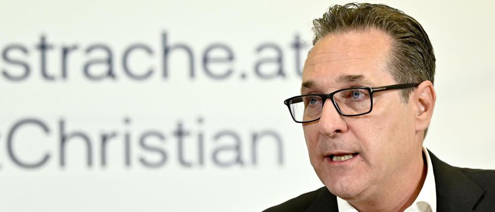Muss jetzt vor dem Untersuchungsausschuss aussagen: Heinz-Christian Strache, ehemaliger FPÖ-Parteivorsitzender. 