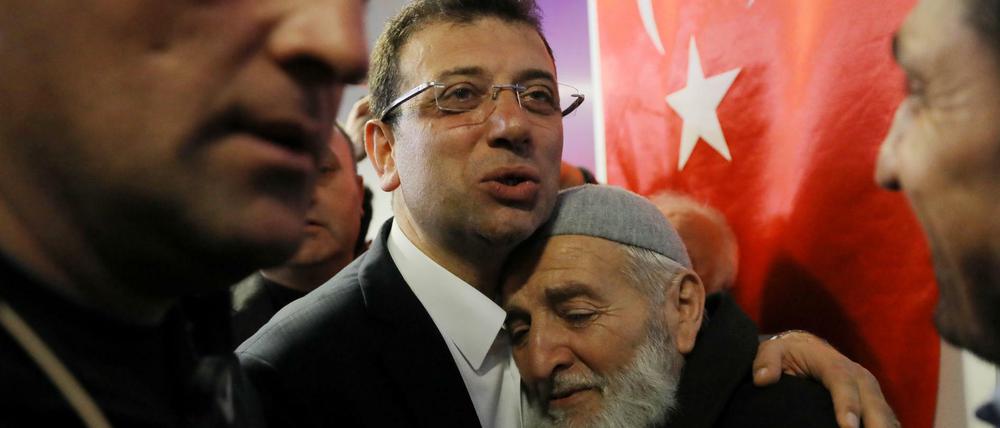 Ekrem Imamoglu, Kandidat der oppositionellen CHP, hat die Kommunalwahl in Istanbul gewonnen.