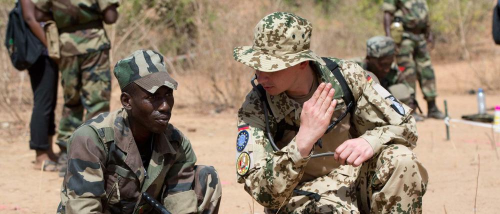 Kampfausbildung: Rund 13.000 Soldaten haben bislang an Lehrgängen der Bundeswehr in Mali teilgenommen.