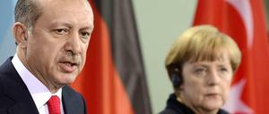 Verstimmung im deutsch-türkischen Verhältnis: Noch-Regierungschef Erdogan und Kanzlerin Merkel im Oktober 2012 in Berlin.